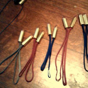 Bullet style lanyards for coats ,knifes, anything with a zipper. Hand made in US